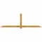 Ekena Millwork Eugene Rough Sawn Timber Gable Bracket, Western Red Cedar, 96"W x 32"H x 4"D x 4"F, 8/12 Pitch GBW096X32X0404EUG00RWR - alternate 1